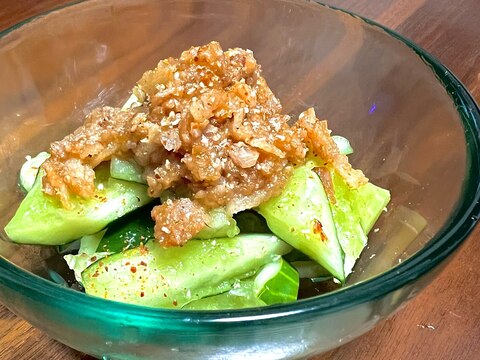 無限レシピ！パッとできる肉味噌きゅうり♪